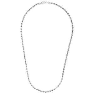 Italian Silver Rope Chain Necklace